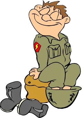 Солдат Мультяшный Военный, Солдат, комиксы, армия, вымышленный персонаж png  | PNGWing