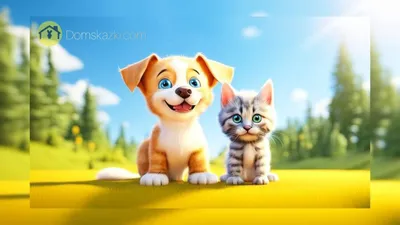 пачка изолированных милых детей животных мультяшный талисман персонажей  плоской | Графические элементы AI Бесплатная загрузка - Pikbest