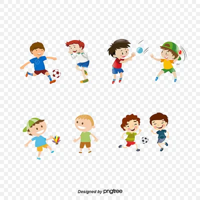 дети спорт PNG и картинки пнг | рисунок Векторы и PSD | Бесплатная загрузка  на Pngtree