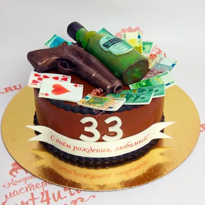 Мужской торт | Торт на день рождения, Торт, Мужской торт