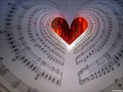 Сердце, #Музыка, #аватары, #картинки, #авы,  https://avatarko.ru/kartinka/1025 | Песни о любви, Классическая музыка,  Песни