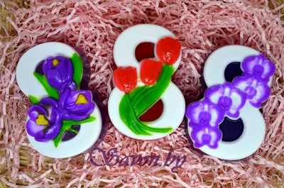 Женское подарочное мыло ручной работы Восьмерка 8 марта - купить Сувенир по  выгодной цене в интернет-магазине OZON (855467996)