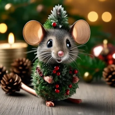 Украшение на праздник новогоднее SX Чудо Мышка купить по выгодной цене в  интернет-магазине OZON (1152255911)