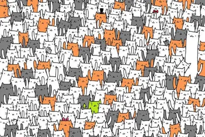 Игра \"Найди кота\" | Пикабу