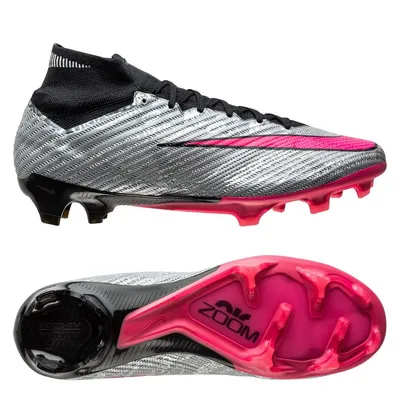 Nike Air Zoom Mercurial Superfly Elite 9 FG XXV - Metallic Silver/Hyper  Pink/Black | www.unisportstore.com