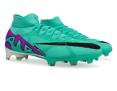 Nike Men's Zoom Mercurial Superfly 9 Pro FG Turquoise/Black/Purple – Azteca  Soccer