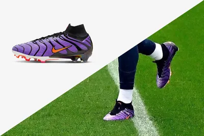 Kylian Mbappé Wears Air Max Plus-inspired Nike Mercurial Superfly 9 FG  \"Voltage Purple\" FV4553-500 | Nice Kicks