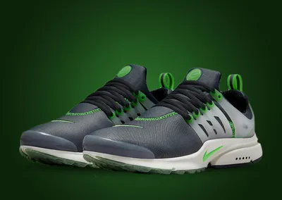 Nike Presto Boys Shoes Size 5, Color: Black/Green - Walmart.com