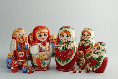Набор платковых кукол \"Народные промыслы России\" – Наивный мир