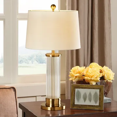 Современный прикроватный столик, роскошная Настольная лампа с мраморным  дизайном, домашний светодиодный декоративный светильник для фойе, гостиной,  офиса, спальни | AliExpress