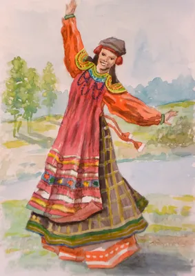 Русский народный костюм - Demiart