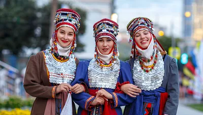Рисунок национальный костюм русского народа - 60 фото