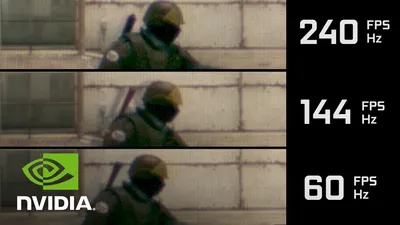 Nvidia продемонстрировали разницу между 60, 144 и 240 FPS на примере Call  of Duty: Warzone и рассказали о преимуществах высокого фреймрейта