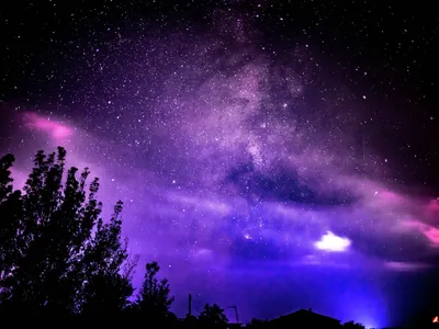 Флизелиновые 3д фото обои звездное небо космос 368x254 см Красочная  вселенная (2734V8)+клей (ID#962137503), цена: 1800 ₴, купить на Prom.ua