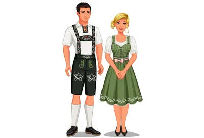Одежда для кукол - Немецкий национальный костюм купить в Шопике | Ульяновск  - 827300