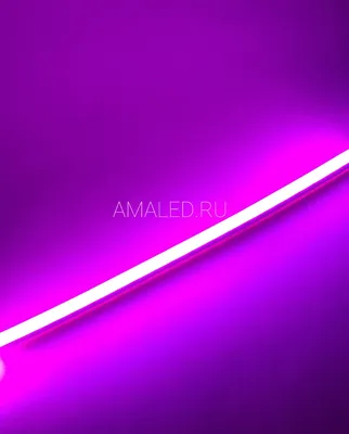 Гибкий неон STANDARD 12V, 6х12 мм, фиолетовый | Amaled.ru