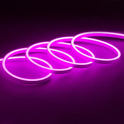 Гибкий неон LED NEON 360° круглый 18 мм с разноцветной RGB подсветкой IP65  220V — Купить оптом и в розницу в интернет-магазине LED Forms