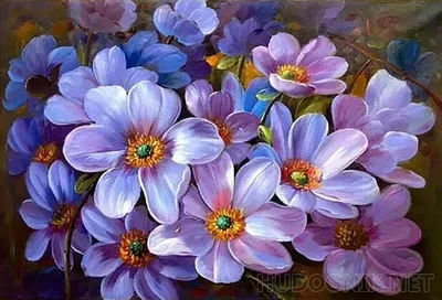 Картина Нежные цветы ᐉ Кузьмина Оксана ᐉ онлайн-галерея Molbert.