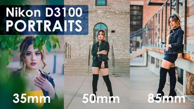 Nikon D3100 Portrait Photography - YouTube