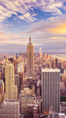 Обои нью, york, рассвет, раздел Город, размер 2560x1600 Wide - скачать  бесплатно картинку на рабочий стол и телефон