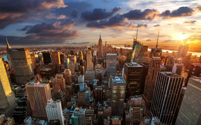 Обои на телефон нью-йорк, сша, ночь, небоскребы - скачать бесплатно в  высоком качестве из категории \"Города\"