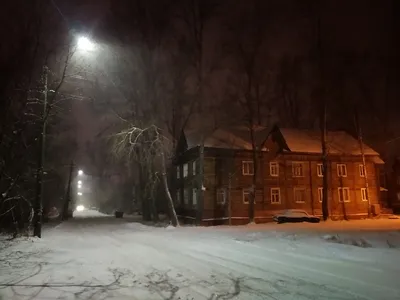 Ночь картинки зима