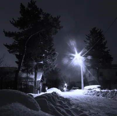ночь,улица,фонарь,а где аптека? — конкурс \"Зима в деревне\" — Фотоконкурс.ру