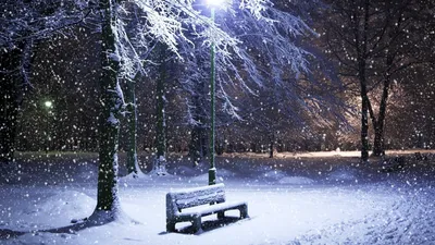Ночь, зима, крупными хлопьями падает…» — создано в Шедевруме