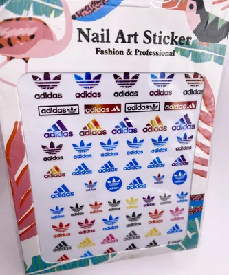 Sports Logo Nail Art Stickers 41 Stickers Per Sheet 7 Designs Styles 5  Colour Choices – Smileys Glitter Store