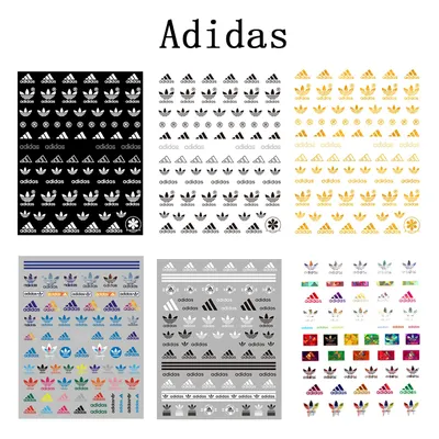 Nail Stickers Adidas | Kris Nails