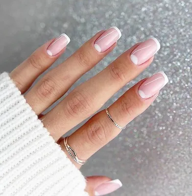 nailskarat - Укрепление ногтей гелем+ белый френч👍 ⠀ Французский маникюр  украсит любую женскую руку, придаст изящество пальчикам и подойдёт к любому  стилю одежды! ⠀ Если согласны, ставьте ❤️ | Facebook