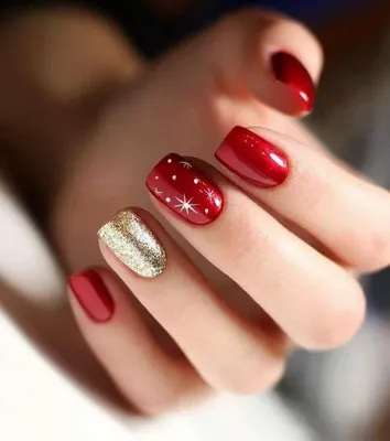 Красный с золотом. Красный от @black.professionals И его скоро можно будет  купить во @vlad_nails_shop ❤️ #ногти #ногти2022 #nails… | Instagram
