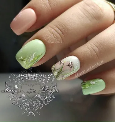 Маникюр весна 2020 (фото) | Красивые ногти, Дизайнерские ногти, Нейл-арт