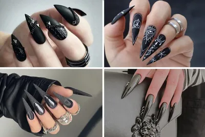 Стилет в маникюре: особенности техники (+много фото и дизайнов) | CITY  NAILS: о красоте ДО КОНЧИКОВ НОГТЕЙ | Дзен