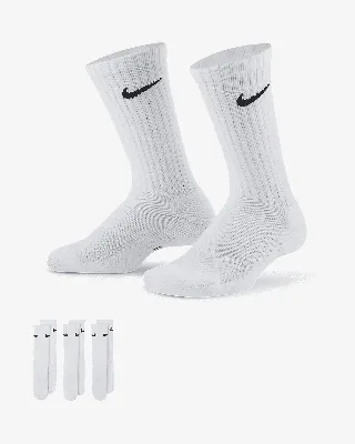 Носки Nike UNISEX CUSHION CREW TRAINING SOCK (3 PAIR) , цвет: ,  NI464GMFA716 — купить в интернет-магазине Lamoda