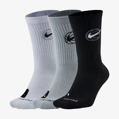 Мужские носки Nike Crew Socks (3 Pairs) (CQ0301-103) купить по цене 1190  руб в интернет-магазине Streetball