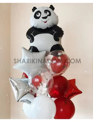 Милый панда , на нем новогодняя …» — создано в Шедевруме
