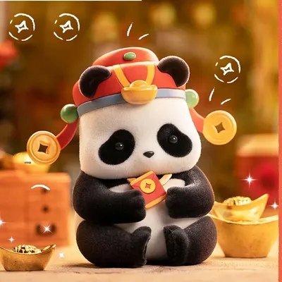 Игрушка с эффектом антистресс «Новогодняя панда» купить в Минске