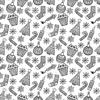 Раскраска Чашечка Ветвей Ели Чернобелые Новогодние Игрушки Вектор —  стоковая векторная графика и другие изображения на тему Pinaceae - iStock