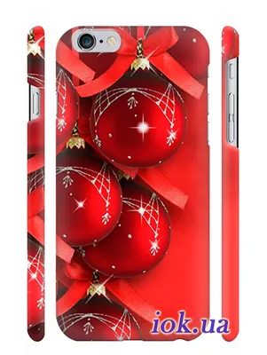 Красивый новогодний чехол для iPhone 6 — купить в интернет магазине | Цена  | Киев, Одесса, Харьков, Днепр