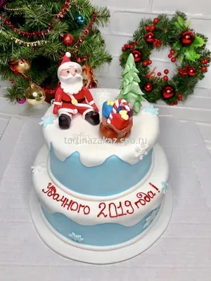 Торт \"новогодний снег\" - новогодние торты — на заказ в городе Волгодонск