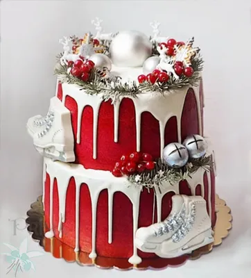 Торт новогодний Дед Мороз с доставкой на заказ в Калининграде - Новогодние  торты - Торты на заказ - Кондитерская «Раут»
