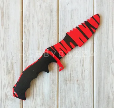 Нож сувенирный CS GO охотничий красный тигр - Интернет магазин HobbyBazza