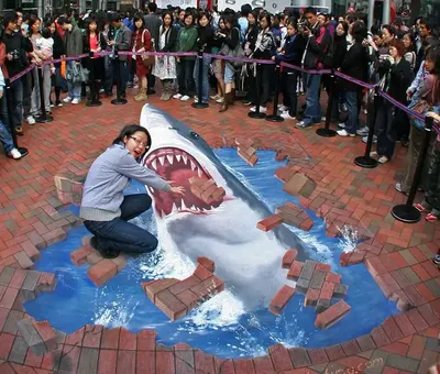 3d рисунки на асфальте или 3d street painting — LiveJournal