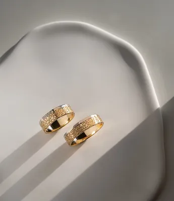 Парные обручальные кольца Е-601-B 💍 купить по цене 39620 руб. в Москве