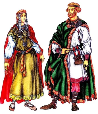 Ancient Russian costumes | Slavic clothing, Historical fashion, Russian  culture