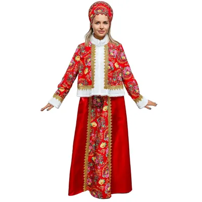 Батик Русский народный костюм женский на масленицу