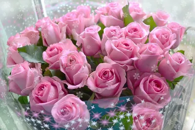 Букет роз с пожеланиями - 75 фото