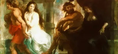 Картина Неизвестный художник «Орфей и Эвридика», артикул poster_95572