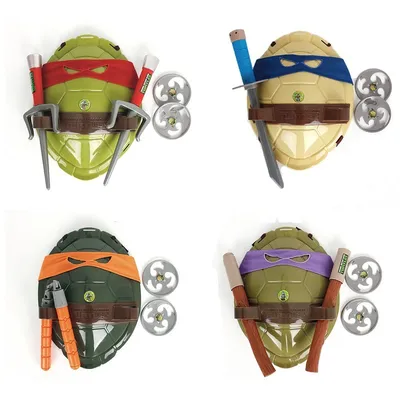 Набор оружия Черепашки Ниндзя: купить комплект снаряжения из мультфильма  Ninja Turtles в интернет магазине Toyszone.ru